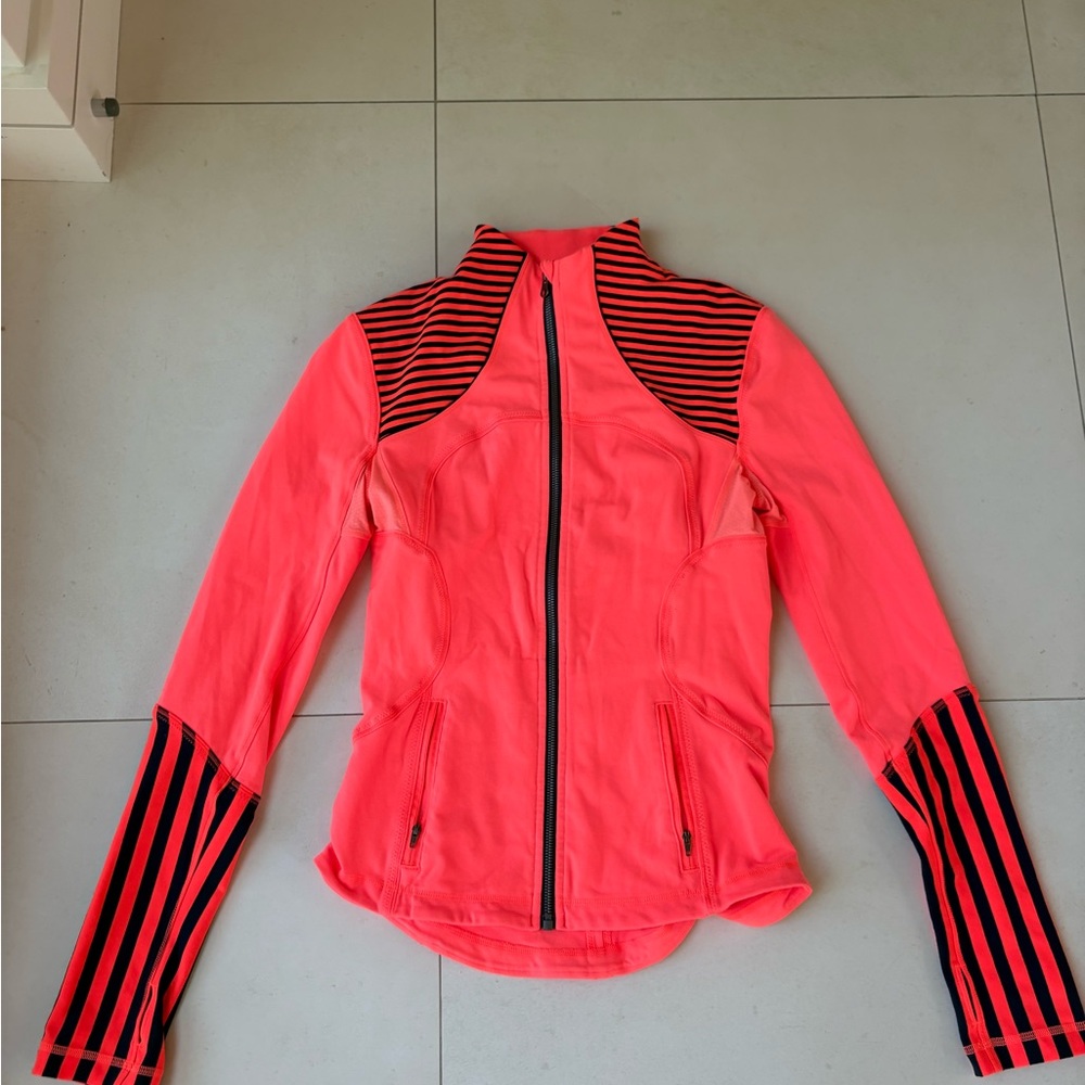 Lululemon Athletica Neon Zip Up